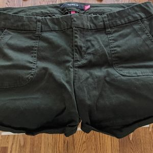 TORRID shorts in Green Khaki